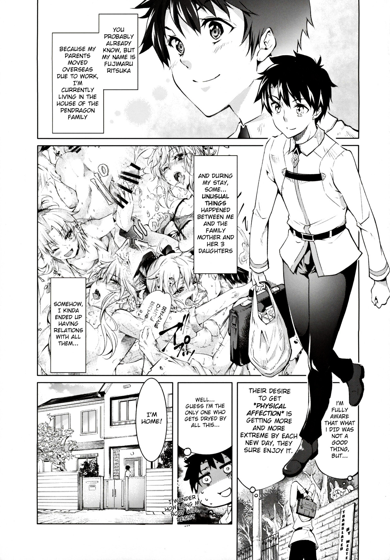 Hentai Manga Comic-The Pendragon twin sisters' sexual situation-Read-2